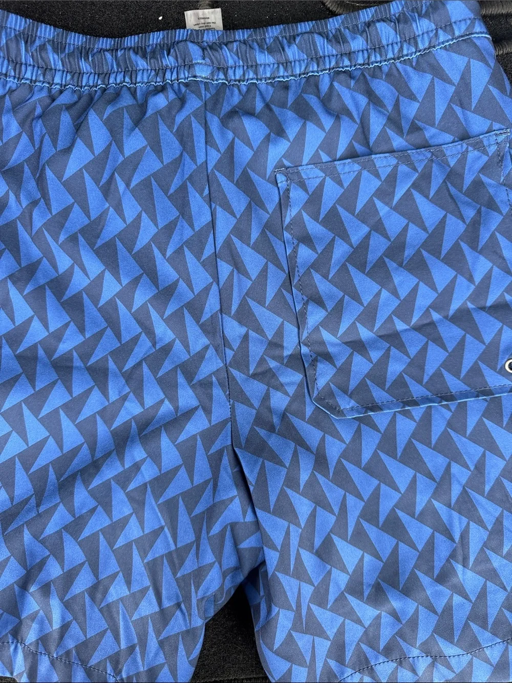 Banana Republic Blue Geometric Athletic Shorts